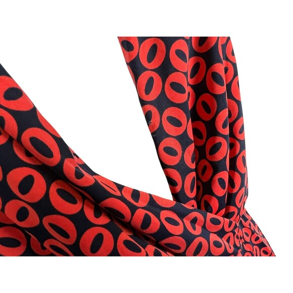 Nikki Nikki Poulos Surplice Wrap Front Wide Leg Jumpsuit  Size S  Jersey Knit - Picture 7 of 11